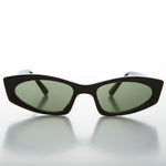 Load image into Gallery viewer, black unique square vintage cat eye sunglasses
