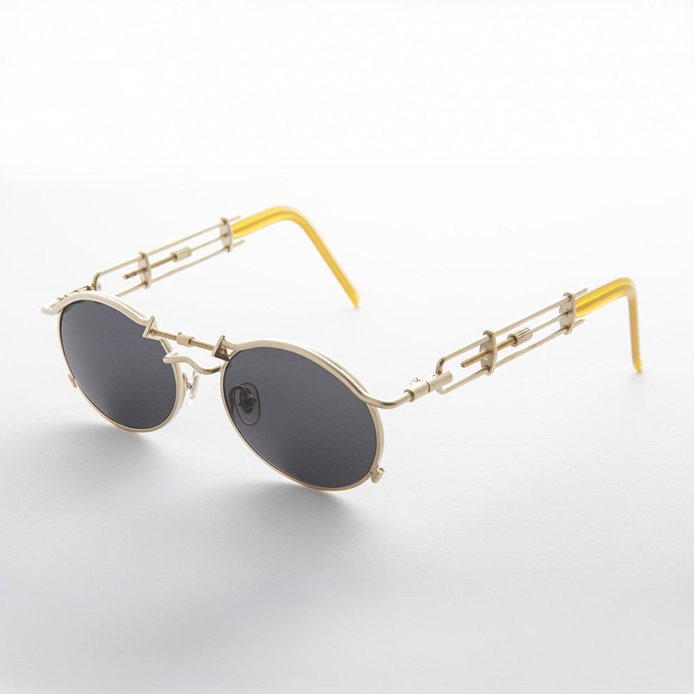 jpg inspired goth oval vintage steampunk sunglass