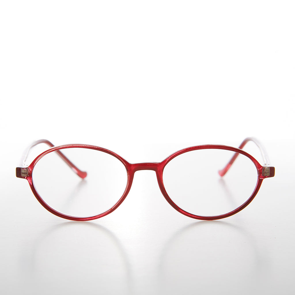 Round Oval Colorful Reading Glasses