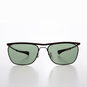 black metal biker sunglasses