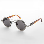 Load image into Gallery viewer, double bridge round bad boy vintage sunglass
