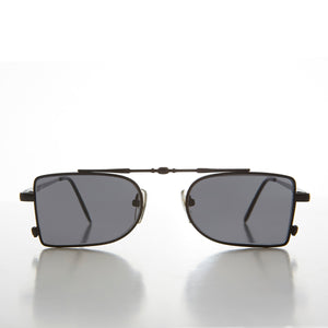 90s Vintage Small Square Aviator Sunglasses