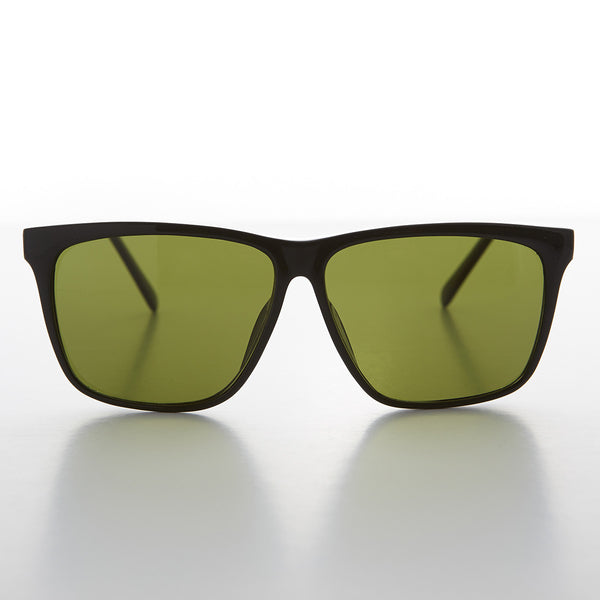 Retro Tortoise Brown Frame - Green Lens - Magnetic Sunglasses. THE BIG –  iryzeyewear