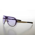 Load image into Gallery viewer, Rimless Colored Lens Aviator Deadstock Sunglass
