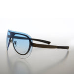 Load image into Gallery viewer, Rimless Colored Lens Aviator Deadstock Sunglass
