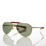 Load image into Gallery viewer, gold aviator vintage sunglass
