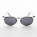 Load image into Gallery viewer, oval metal industrial sunglasses

