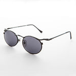Load image into Gallery viewer, oval metal industrial sunglasses
