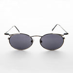 Load image into Gallery viewer, oval metal industrial sunglasses
