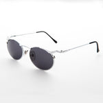 Load image into Gallery viewer, oval metal industrial sunglasses

