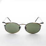 Load image into Gallery viewer, oval metal industrial sunglasses
