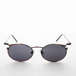 Load image into Gallery viewer, oval metal industrial sunglasses

