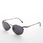 Load image into Gallery viewer, oval metal industrial sunglasses
