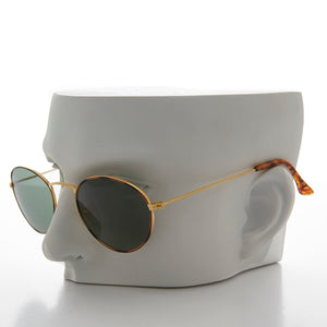 Classic Gold and Tortoise Vintage Sunglass