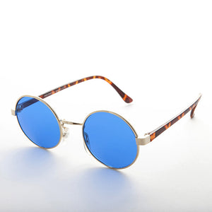 Round Color Lens Vintage 1990s Sunglass
