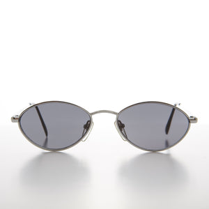 Unique Oval Metal Optical Quality 90s Vintage Sunglass