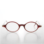 Load image into Gallery viewer, Small Red Oval Reading Glasses 
