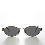 Load image into Gallery viewer, Industrial Metal Frame Oval 90s Steampunk Sunglass
