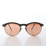 Load image into Gallery viewer, round copper lens half frame deadstock sunglasses

