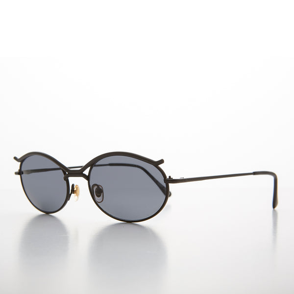 90s vintage oval frame sunglasses 深水光太-