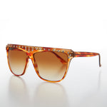 Load image into Gallery viewer, 80s Rhinestone Flat Top Women&#39;s Vintage Sunglass

