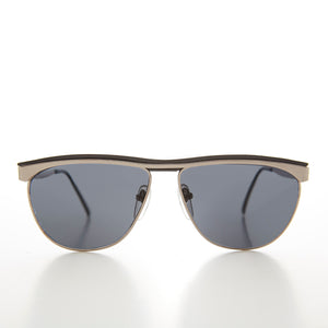 Simple Silver 80s Vintage Sunglasses