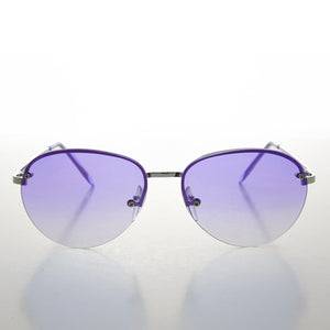 Chic Gradient Color Tinted Lens 90s Sunglass