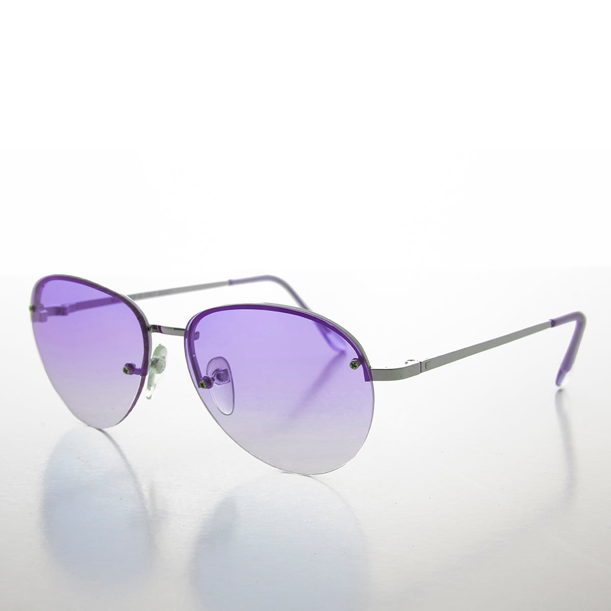 Chic Gradient Color Tinted Lens 90s Sunglass