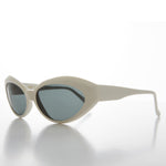 Load image into Gallery viewer, White frame curved cat eye women&#39;s sunglass
