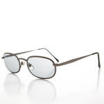 Load image into Gallery viewer, Oval Metal Half Frame Transition Glass Lens Vintage Sunglass - Foster
