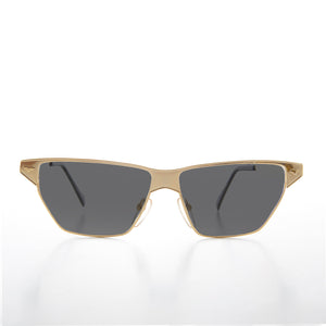 Gold Triangular Frame Vintage Sunglass
