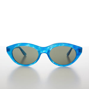 Blue Cat Eye Sunglass