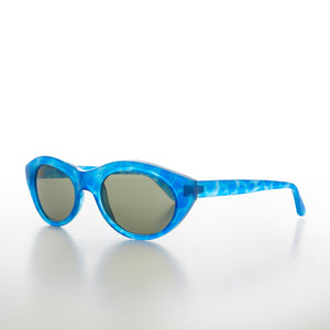 Blue Cat Eye Sunglass