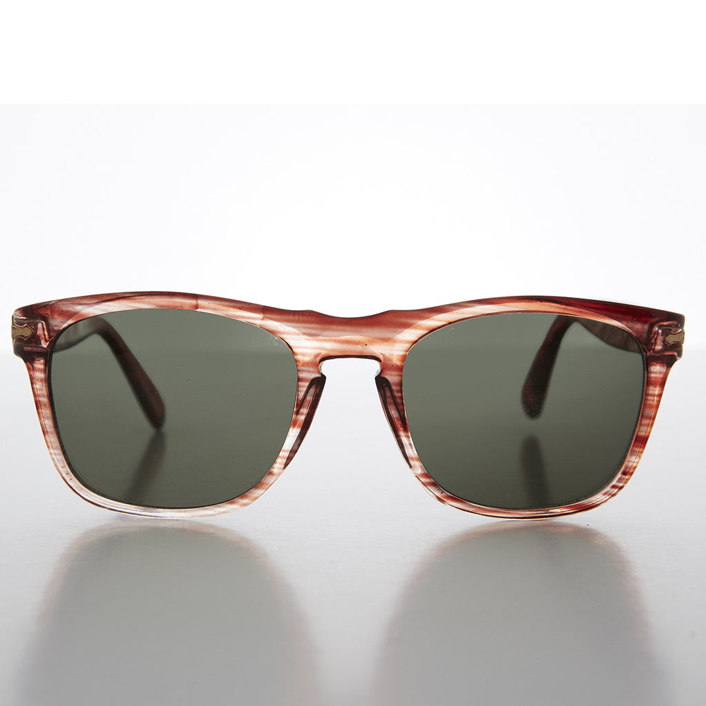 Sporty Horn Rim Aviator Vintage Sunglass 