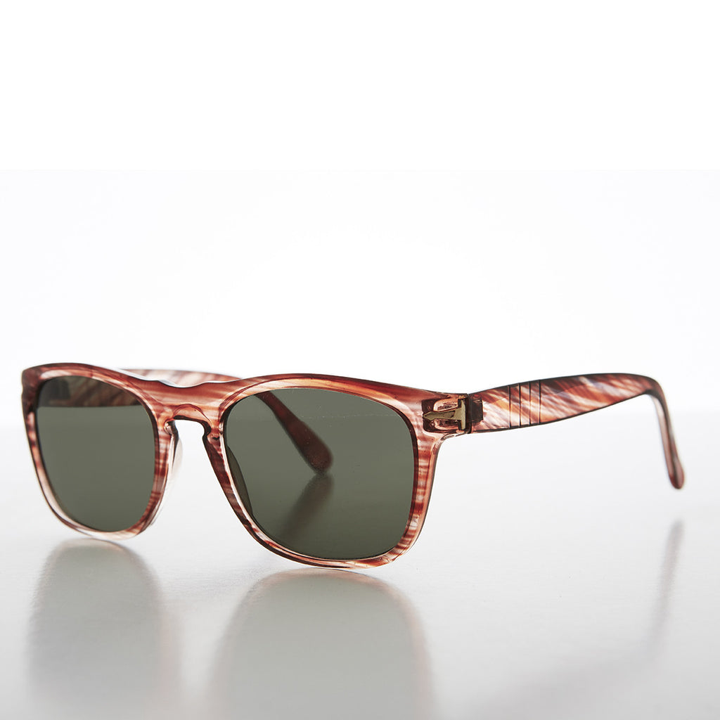 Sporty Horn Rim Aviator Vintage Sunglass 