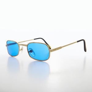 Colorful Small Rectangular Vintage Sunglass