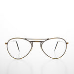 Load image into Gallery viewer, Clear Lens Aviator Glasses with Brushes Bronze Finish
