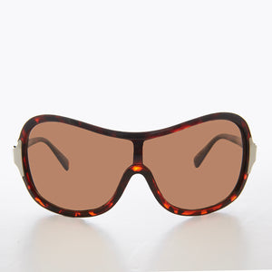 Oversized Unisex Shield Vintage y2k Sunglasses - Gazzi