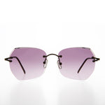 Load image into Gallery viewer, Women&#39;s Rimless Beveled Lens Sunglass 
