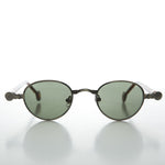 Load image into Gallery viewer, Gun Metal 90s Oval Victorian Vintage Sunglass
