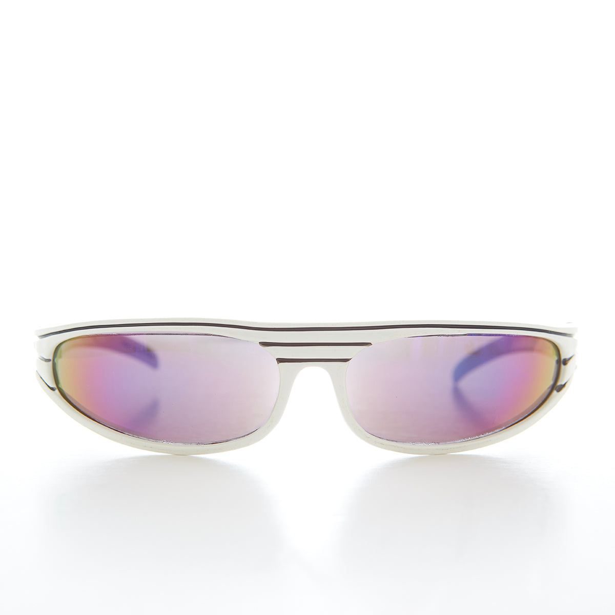 Futuristic Sporty 80s Vintage Sunglass