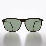 Load image into Gallery viewer, Black Curved Vintage Sunglass 
