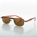 Load image into Gallery viewer, Slim Rectangle Men&#39;s Vintage Sunglass Optical Quality Frame
