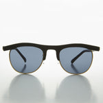 Load image into Gallery viewer, flat lens half rim horn rim vintage sunglass
