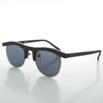 Load image into Gallery viewer, flat lens half rim horn rim vintage sunglass
