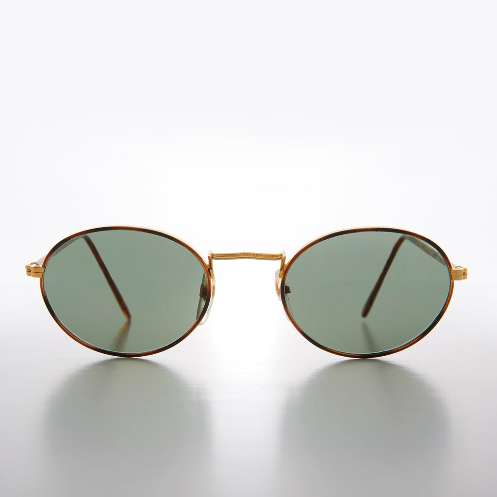 Gold and Tortoise Perfect Oval Sunglass