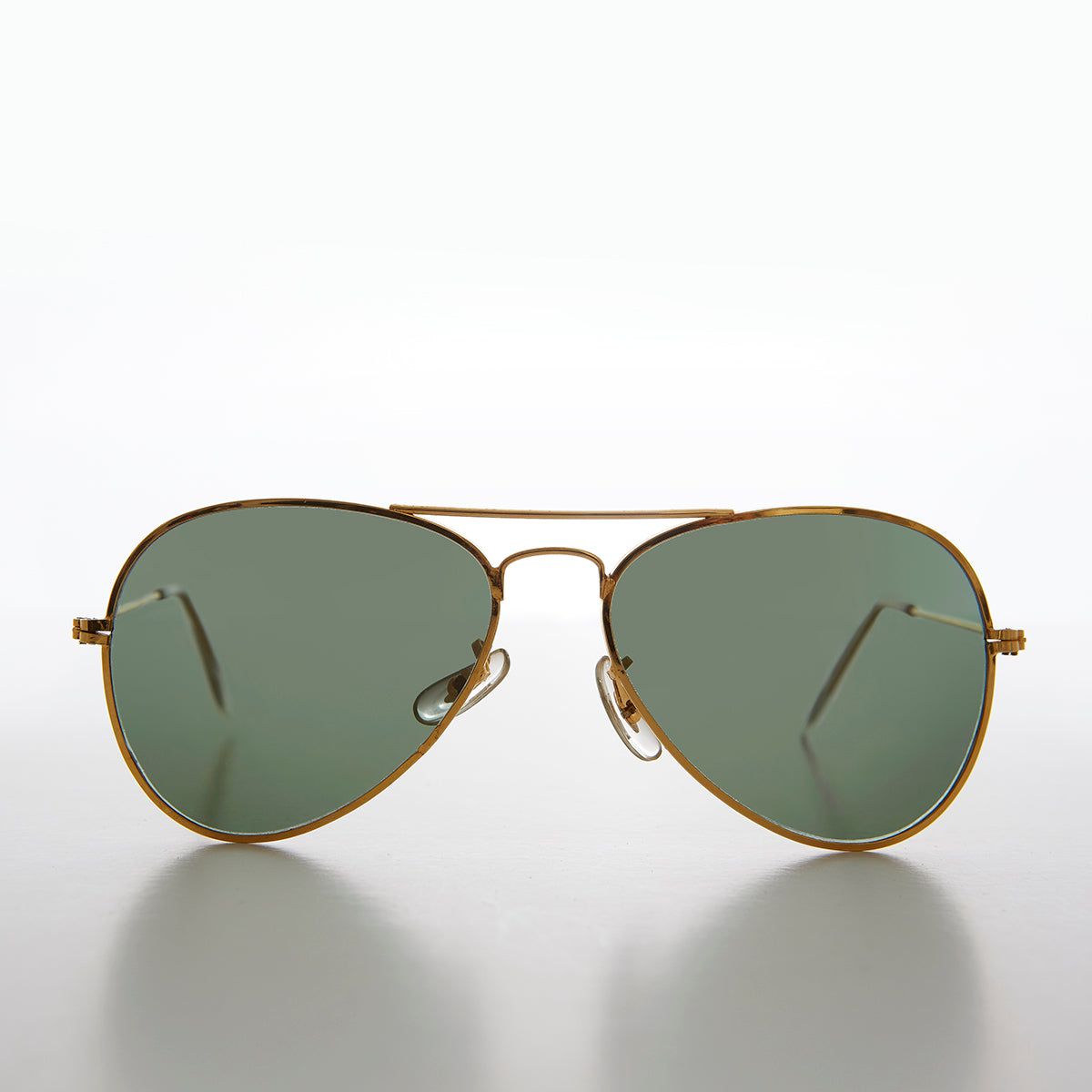 Small Adult Metal Aviator with Glass Lens 