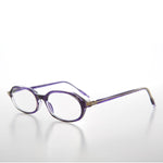 Load image into Gallery viewer, Purple Rounded Rectangular Reading Glasses
