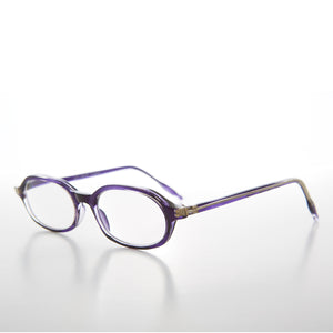 Purple Rounded Rectangular Reading Glasses