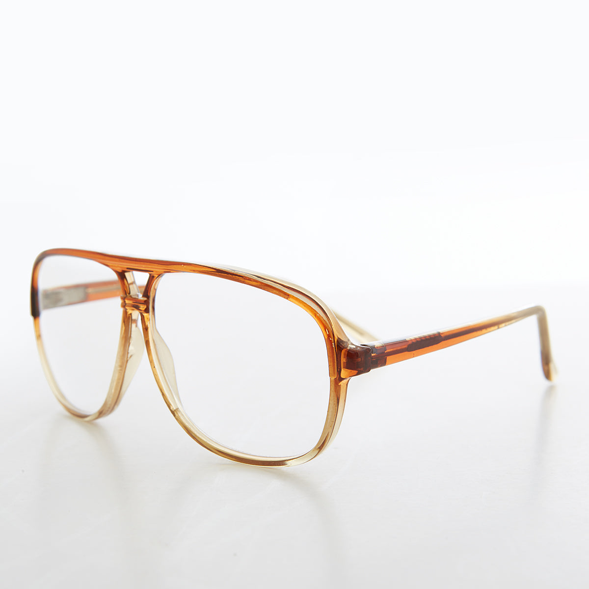 Square Retro Aviator Reading Glasses Hux - Main Image